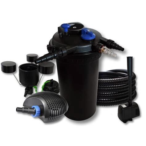 Kit filtration de bassin à pression 30000l SunSun avec 18W UVC 40W