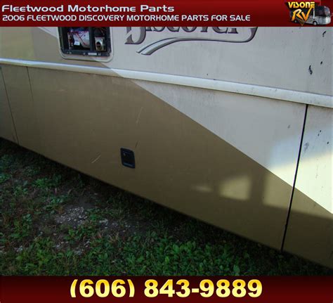 Rv Exterior Body Panels 2006 Fleetwood Discovery Motorhome Parts For