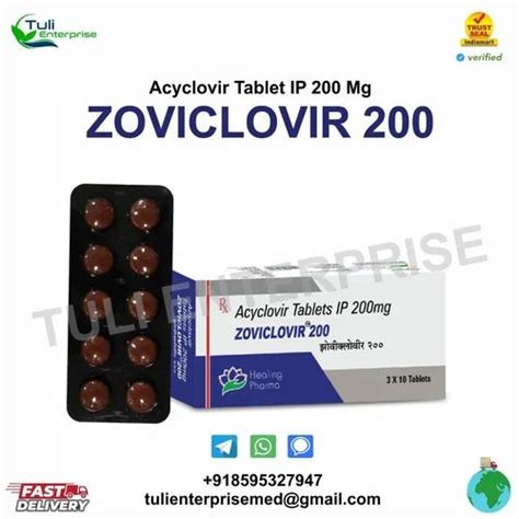 Aciclovir Tablets 200 Mg 3x10 At Rs 300 Box In New Delhi ID 25871290948