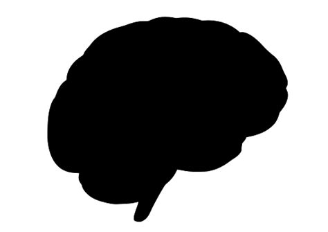 Silhouette of the Human Brain transparent PNG - StickPNG