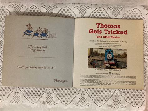 Thomas The Tank Books 1989 Thomas Gets Tricked And Other Thomas The