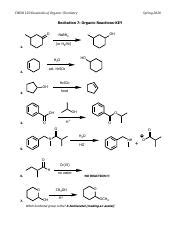 CHEM 120 Rec 7 Reactions S20 KEY 1 Pdf CHEM 120 Essentials Of