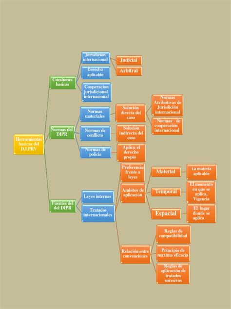 Mapa Conceptual Derecho Internacional Privado Pdf Justicia Crimen Y Violencia