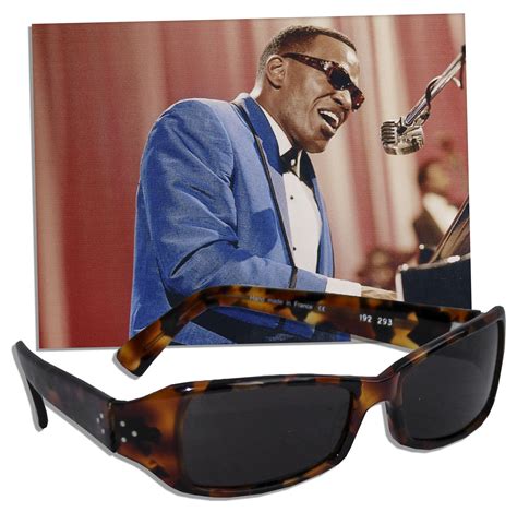 Lot Detail - Jamie Foxx Worn Sunglasses as Ray Charles in ''Ray
