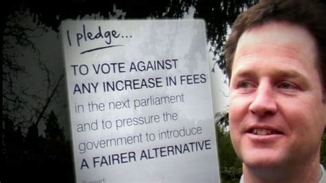 Nick Clegg Sorry For Tuition Fees Pledge Bbc News