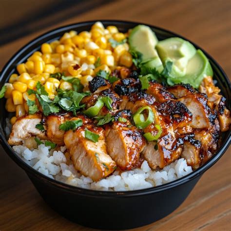 Flavor Packed Street Corn Chicken Rice Bowls