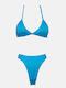 Comfort Set Bikini Τριγωνάκι Ψηλόμεσο Μπλε 32 38833 Skroutz gr