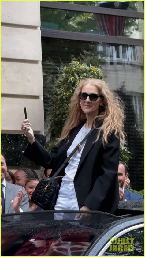 Celine Dion is Greeted by Crowds of Fans While Leaving Hotel After ...