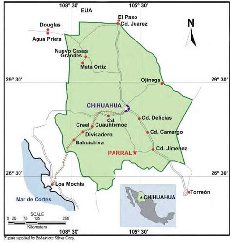 Parral Mexico Map | Time Zones Map