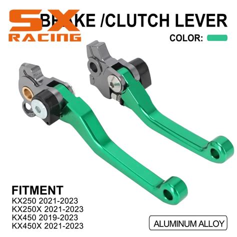 Motorcycle CNC Brake Clutch Lever For Kawasaki KX250 KX250X KX450X 2021