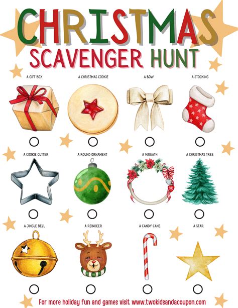 Christmas Scavenger Hunt 2024 Uk - Aida Loreen