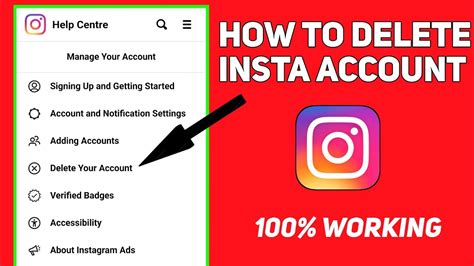 Delete Insta Account Easily How To Delete Instagram Account In 2021