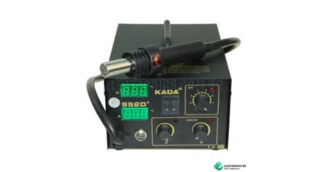 KADA 852D Soldering Desoldering Station Brushless Fan Hot Air Gun Smd