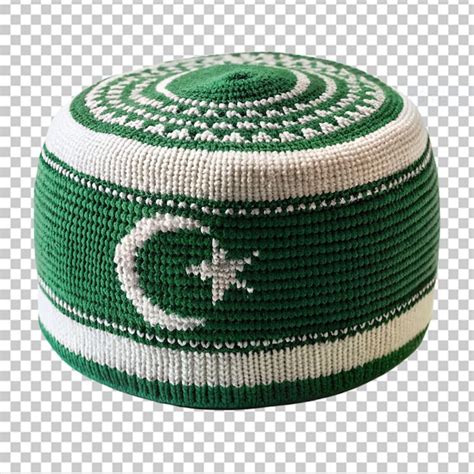 Premium PSD Pakistan Flag Cap On Transparent Background