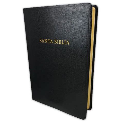 Biblia Reina Valera 1960 Letra Super Gigante Holman Negra Simil Piel