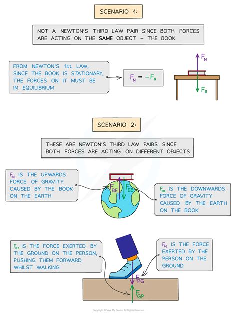 Edexcel Igcse Physics 复习笔记 1 3 3 Newton S Third Law 翰林国际教育