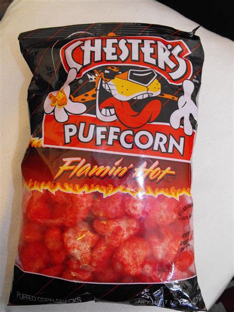 Hot Chicks Eatin Spicy Chips Snack Chesters Puffcorn Flamin 50445 Hot Sex Picture