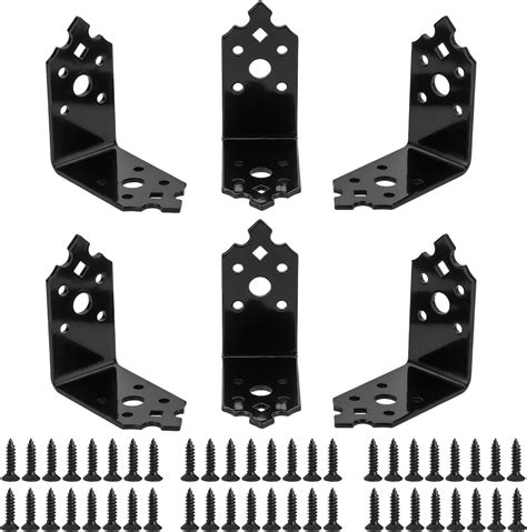 Amazon Rierdge 30 Pcs Black Plastic Corner Brace L Bracket 1 X 1