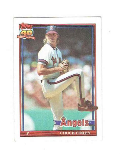 A Baseball Card With An Angels Pitcher On It