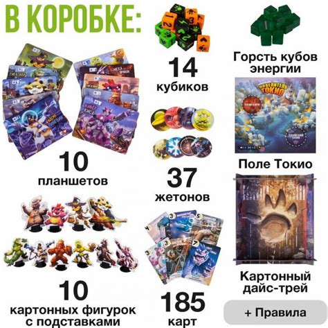 Настольная игра Повелитель Токио. Монстр бокс GaGaGames GG266 оптом ...