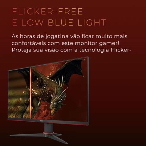 Monitor Gamer Aoc Viper Full Hd Va Hz Ms Freesync G Se