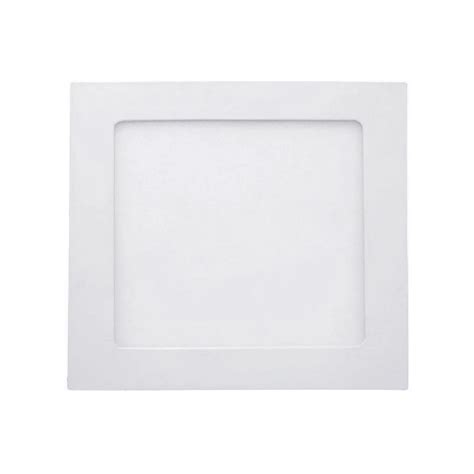 Panel Led Cuadrado De Empotrar 12w Luz Blanca