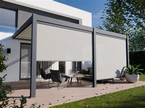 Pergola Bioclimatique X M Halo Anthracite Adoss E