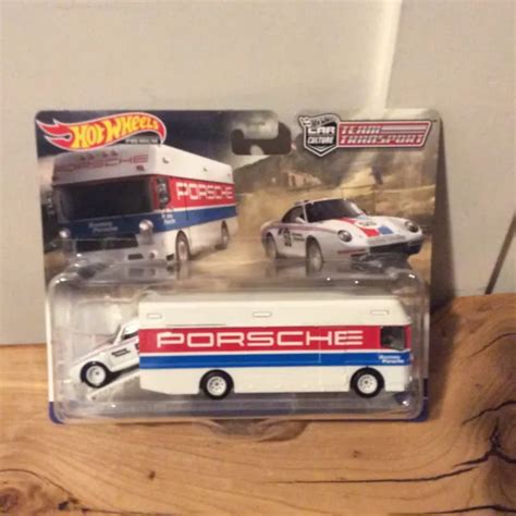 HOT WHEELS PREMIUM Team Transport PORSCHE TRANSPORTEUR EURO EUR PicClick FR