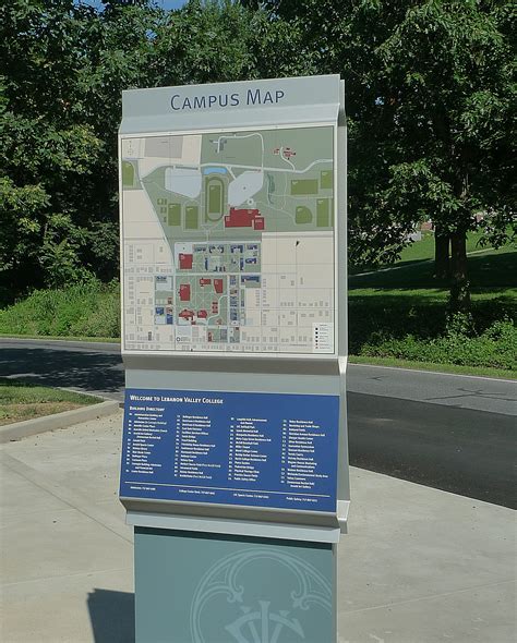 Lebanon Valley College Wayfinding - Campus Map