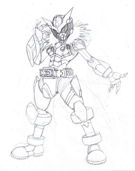 Kamen rider fan art progress by Wannbe17 on DeviantArt