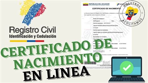 Consulta tu partida de nacimiento con tu número de cédula Guía para