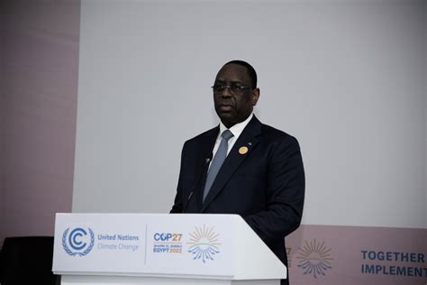 Introductory Speech By H E President Macky Sall For The International