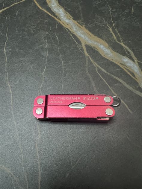 Retired Leatherman Micra – Red – Original Lettering - UsedMultiTool.com