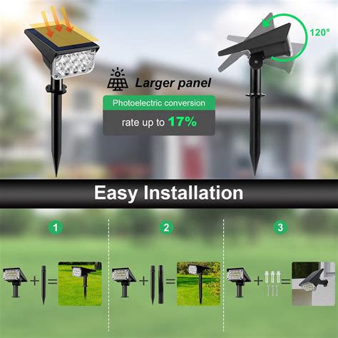 Solar Color Landscape Spotlights T Sunus Ip Waterproof Solar Powered