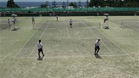 2021年ih ソフトテニス 男子個人2回戦 山下風雅・五十嵐涼介 大牟田福岡 Vs 和氣道宏・小倉光生 新田愛媛 Youtube