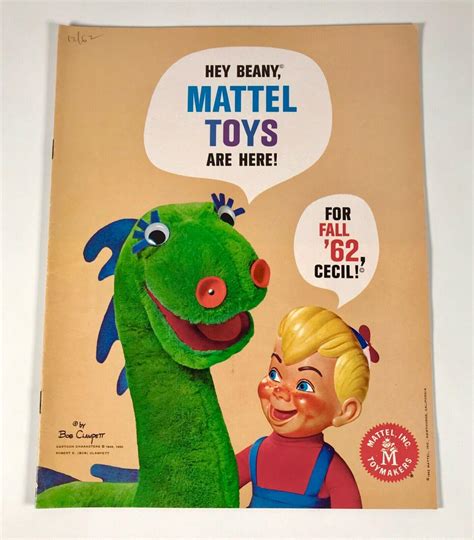 Rare Vintage 1962 Mattel Toy Fair Catalog Beany Cecil Popeye Casper Cap Guns 3889363000