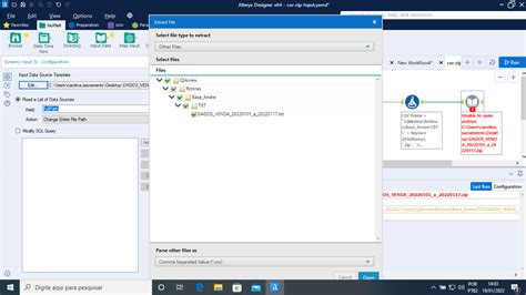 Solved Dynamic Input Error Using Zip Files From The Direc Alteryx Community