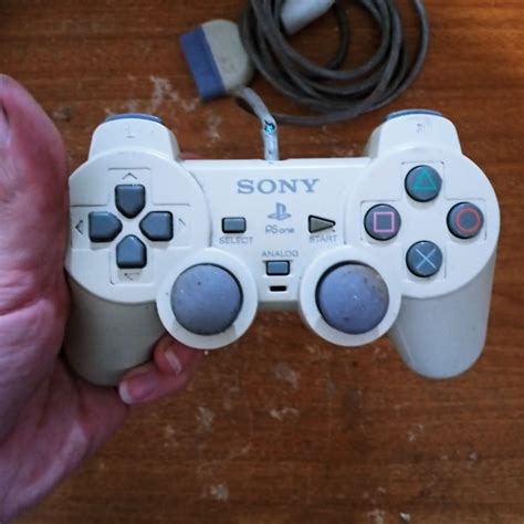 Controle Original Dual Shock Psone Baby Sony leia Descrição