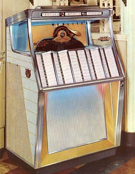 Wurlitzer 2250 Year 1958 Selections 200 45 Rpm Jukeboxen Jukebox