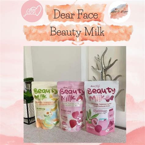 Dear Face Beauty Milk Collagen And Glutathione Drink Shopee Philippines