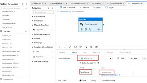 Azure Data Factory ForEach Activity Example