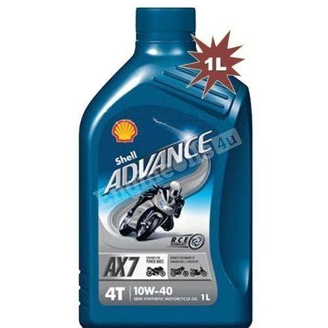 Original Advance Ultra 4T 10W 40 Api Sn Fully Synthetic Motorbike Shell