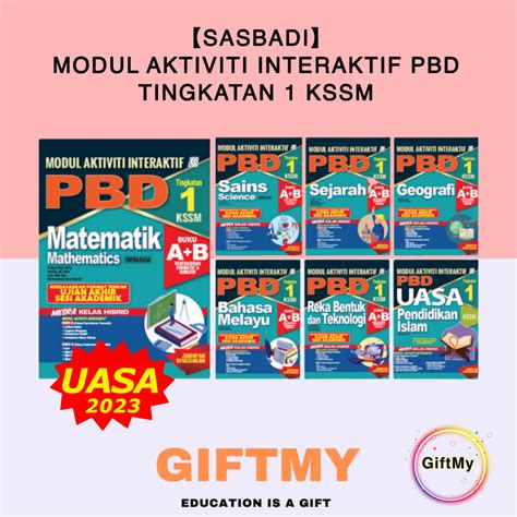 SasbadiModul Aktiviti Interaktif PBD UASA Tingkatan 1 KSSM Edisi 2023