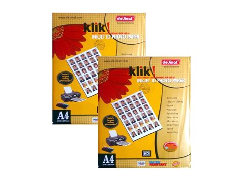 Desmat Glossy Photo Paper For Inkjet Printers A4 Size, 20 Sheets, 180gsm | Cheap & Best | Sasta