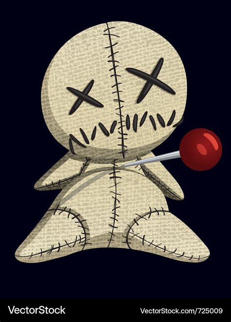 Voodoo Doll Royalty Free Vector Image Vectorstock