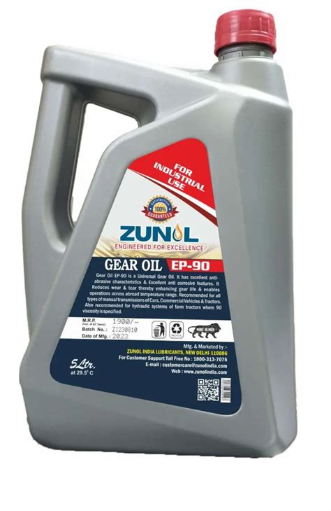 Zunol Gear Oil Ep Api Gl Packaging Size Can Of Litre At Rs