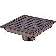 Orhemus Square Shower Floor Drain With Removable Cover Grid Grate