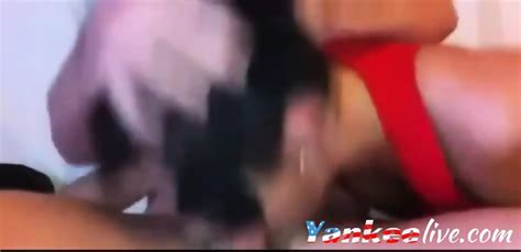 MILF In Mask Gets Her Face Shoved On A Long Pole