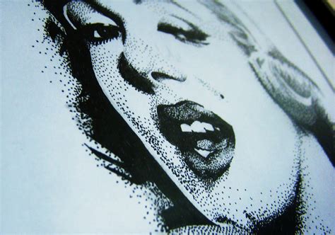 Marilyn Monroe Stipple Art On Behance