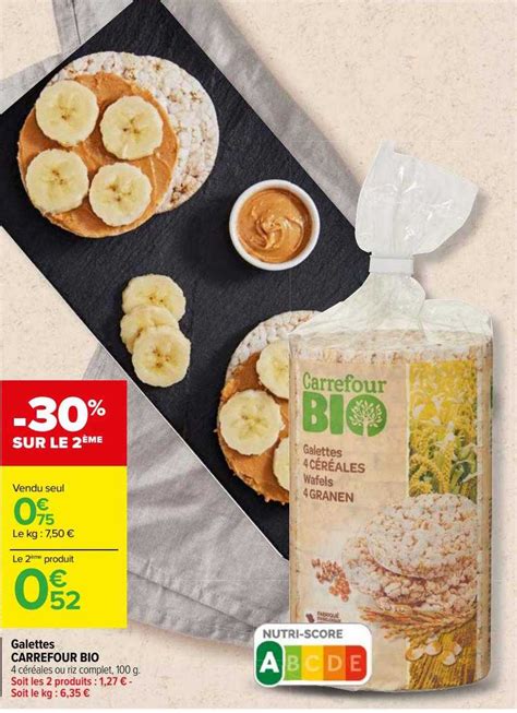 Promo Galettes Carrefour Bio Chez Carrefour Icatalogue Fr